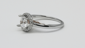 แหวนทองคำขาว18K-แหวนเพชร